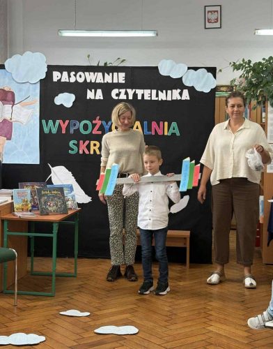 Pasowanie na czytelnika biblioteki